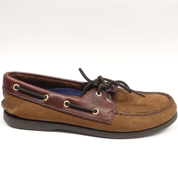 Sperry Other - Sperry Top-Sider 0195412 Boat Shoes Men's 9.5M Brown Leather Boat Deck Loafers